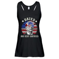 Funny Joe Biden Dazed And Very Confused 4th Of July 2024 Ladies Essential Flowy Tank