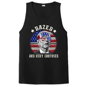 Funny Joe Biden Dazed And Very Confused 4th Of July 2024 PosiCharge Competitor Tank