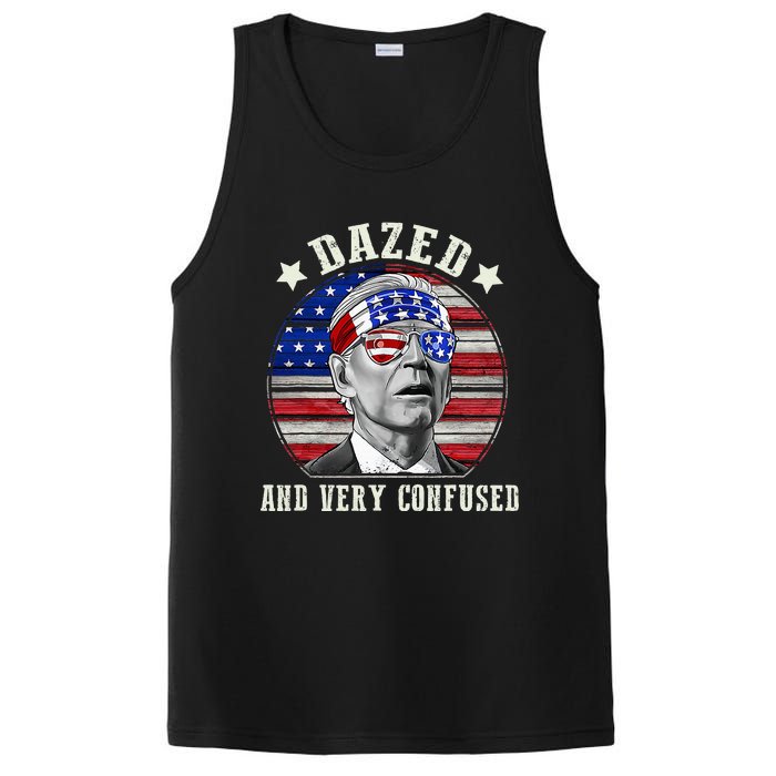 Funny Joe Biden Dazed And Very Confused 4th Of July 2024 PosiCharge Competitor Tank