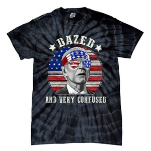 Funny Joe Biden Dazed And Very Confused 4th Of July 2024 Tie-Dye T-Shirt