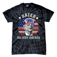 Funny Joe Biden Dazed And Very Confused 4th Of July 2024 Tie-Dye T-Shirt