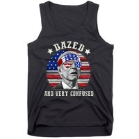 Funny Joe Biden Dazed And Very Confused 4th Of July 2024 Tank Top