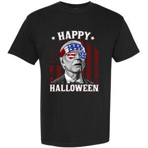 Funny Joe Biden Happy Halloween Confused 4th Of July 2024 Garment-Dyed Heavyweight T-Shirt