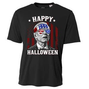 Funny Joe Biden Happy Halloween Confused 4th Of July 2024 Cooling Performance Crew T-Shirt