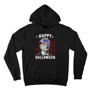 Funny Joe Biden Happy Halloween Confused 4th Of July 2024 Hoodie