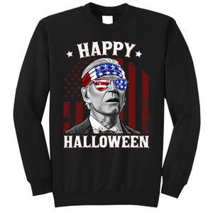 Funny Joe Biden Happy Halloween Confused 4th Of July 2024 Sweatshirt