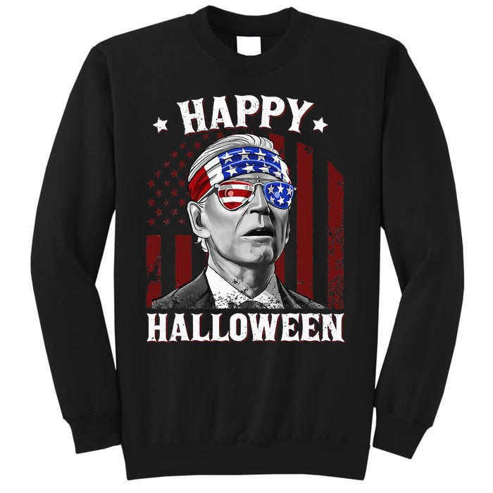 Funny Joe Biden Happy Halloween Confused 4th Of July 2024 Sweatshirt