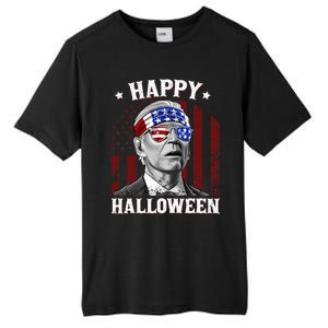 Funny Joe Biden Happy Halloween Confused 4th Of July 2024 Tall Fusion ChromaSoft Performance T-Shirt