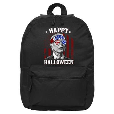 Funny Joe Biden Happy Halloween Confused 4th Of July 2024 16 in Basic Backpack