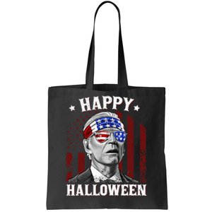 Funny Joe Biden Happy Halloween Confused 4th Of July 2024 Tote Bag