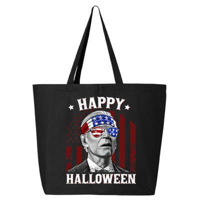 Funny Joe Biden Happy Halloween Confused 4th Of July 2024 25L Jumbo Tote