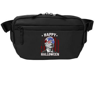 Funny Joe Biden Happy Halloween Confused 4th Of July 2024 Crossbody Pack