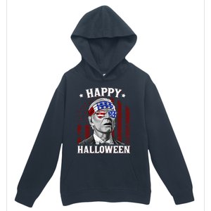 Funny Joe Biden Happy Halloween Confused 4th Of July 2024 Urban Pullover Hoodie