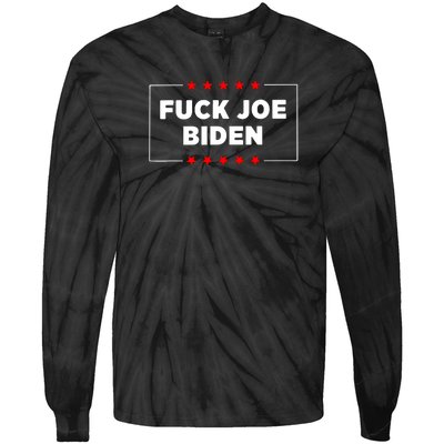 Fuck Joe Biden Tie-Dye Long Sleeve Shirt