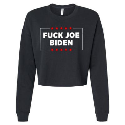 Fuck Joe Biden Cropped Pullover Crew