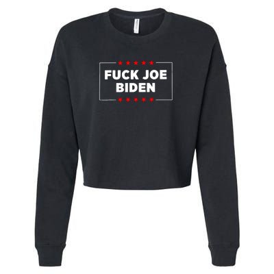 Fuck Joe Biden Cropped Pullover Crew