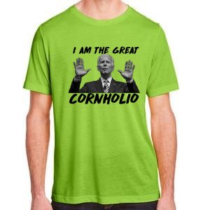 Funny Joe Biden I Am The Great Cornholio Adult ChromaSoft Performance T-Shirt