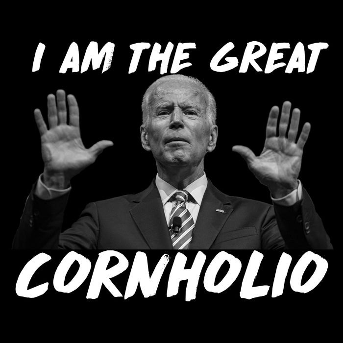 Funny Joe Biden I Am The Great Cornholio Backpack