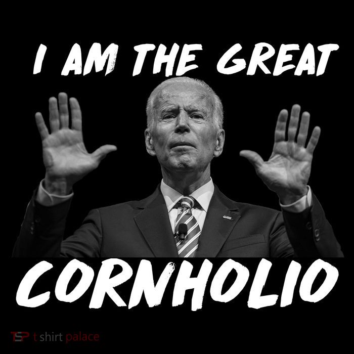 Funny Joe Biden I Am The Great Cornholio Flatbill Hat