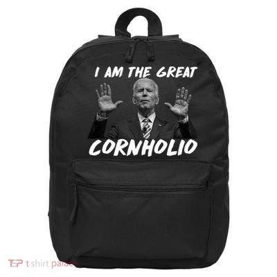 Funny Joe Biden I Am The Great Cornholio 16 in Basic Backpack