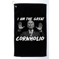 Funny Joe Biden I Am The Great Cornholio Golf Towel