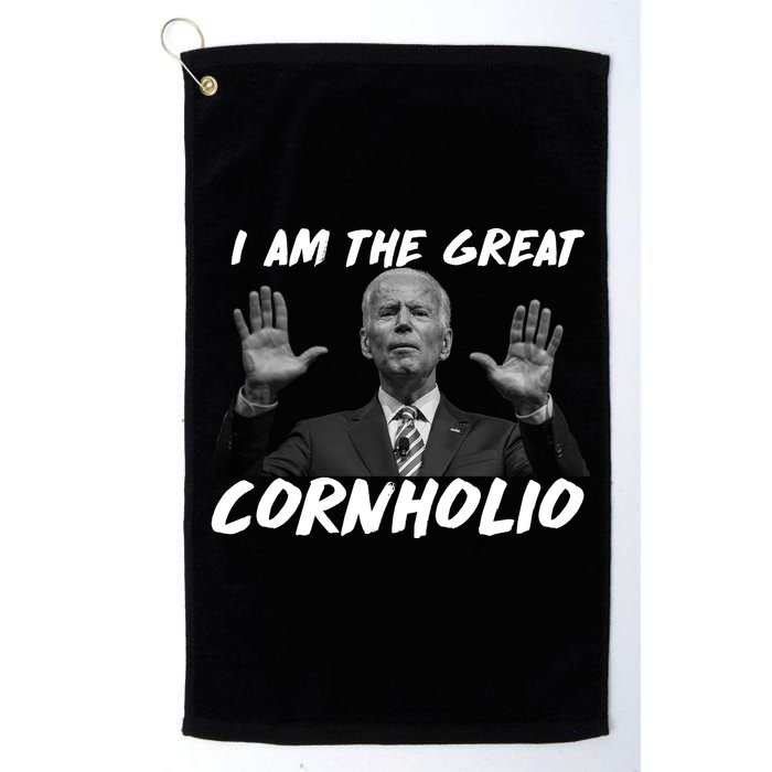 Funny Joe Biden I Am The Great Cornholio Golf Towel