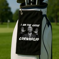 Funny Joe Biden I Am The Great Cornholio Golf Towel