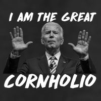 Funny Joe Biden I Am The Great Cornholio Golf Towel