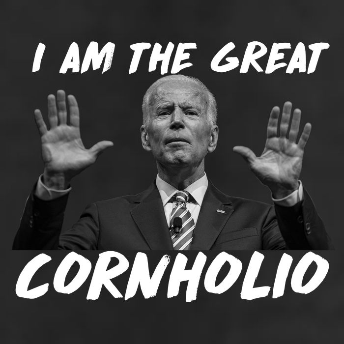 Funny Joe Biden I Am The Great Cornholio Golf Towel