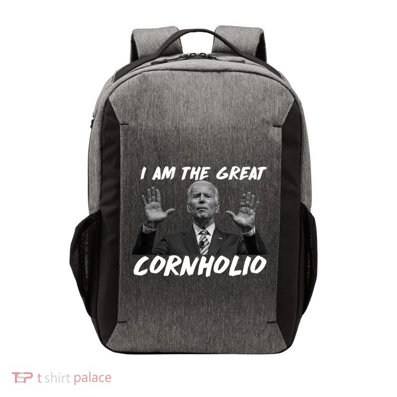 Funny Joe Biden I Am The Great Cornholio Vector Backpack