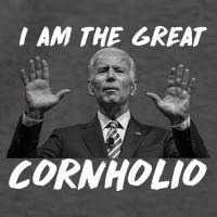 Funny Joe Biden I Am The Great Cornholio Vector Backpack