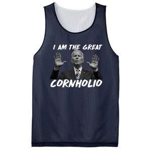 Funny Joe Biden I Am The Great Cornholio Mesh Reversible Basketball Jersey Tank