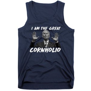 Funny Joe Biden I Am The Great Cornholio Tank Top