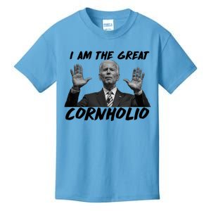 Funny Joe Biden I Am The Great Cornholio Kids T-Shirt