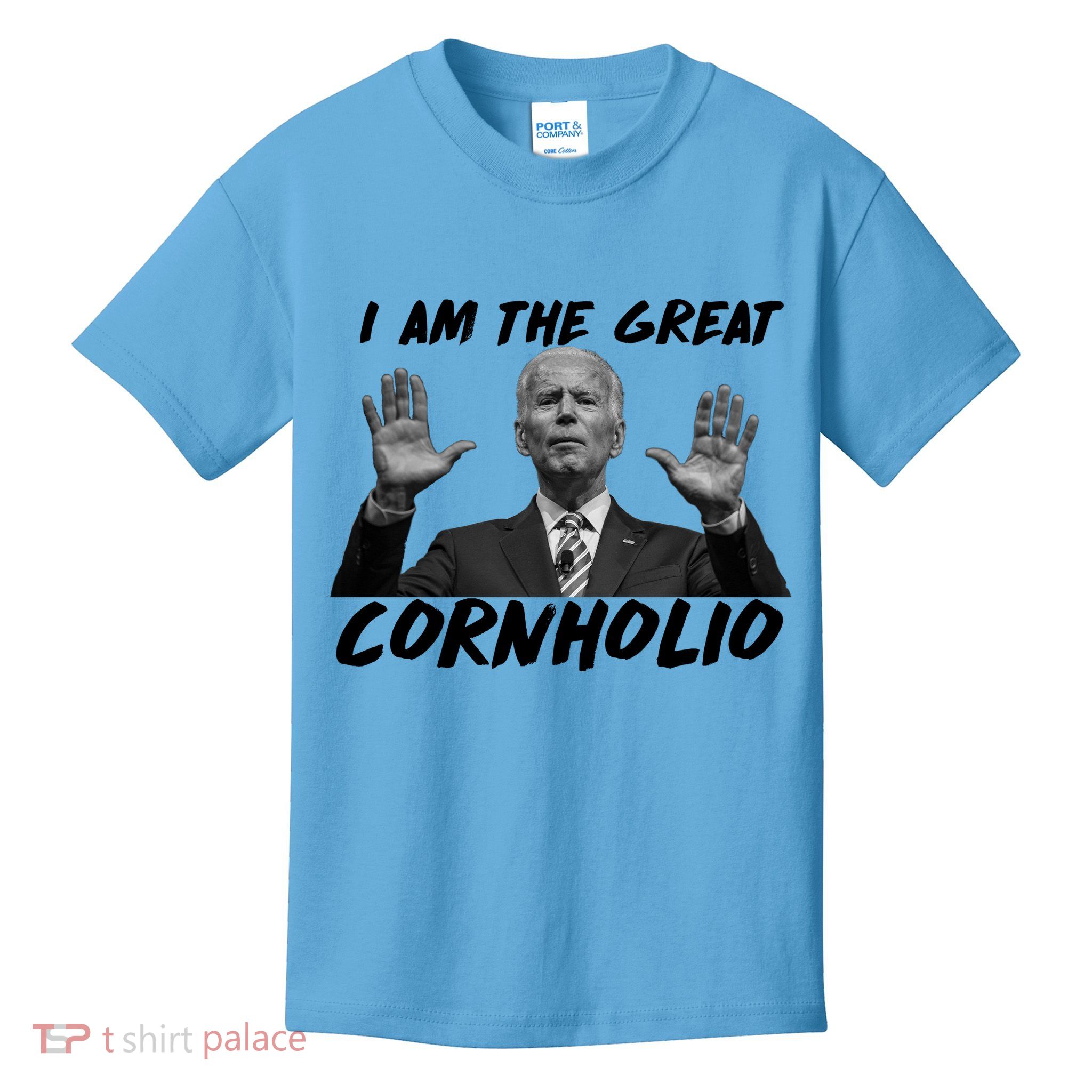 Funny Joe Biden I Am The Great Cornholio Kids T-Shirt