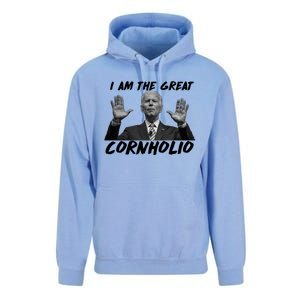 Funny Joe Biden I Am The Great Cornholio Unisex Surf Hoodie