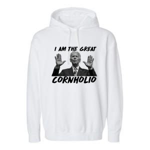 Funny Joe Biden I Am The Great Cornholio Garment-Dyed Fleece Hoodie