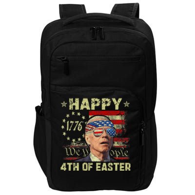 Fun Joe Biden 4th Of July Happy 4th Of Easter Us Flag Impact Tech Backpack