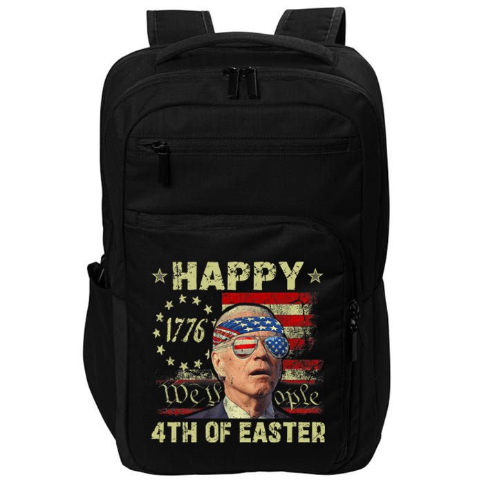 Fun Joe Biden 4th Of July Happy 4th Of Easter Us Flag Impact Tech Backpack