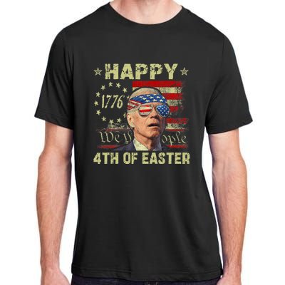 Fun Joe Biden 4th Of July Happy 4th Of Easter Us Flag Adult ChromaSoft Performance T-Shirt