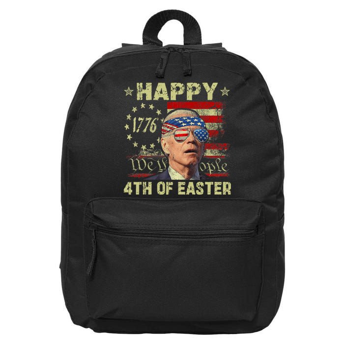 Fun Joe Biden 4th Of July Happy 4th Of Easter Us Flag 16 in Basic Backpack