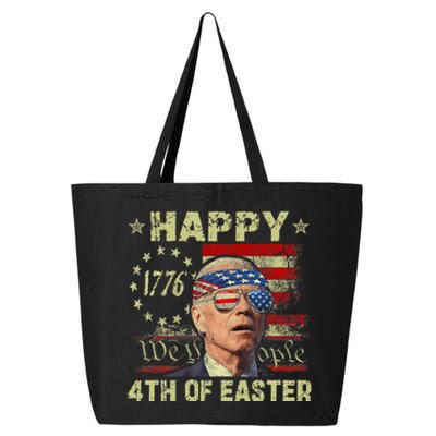 Fun Joe Biden 4th Of July Happy 4th Of Easter Us Flag 25L Jumbo Tote