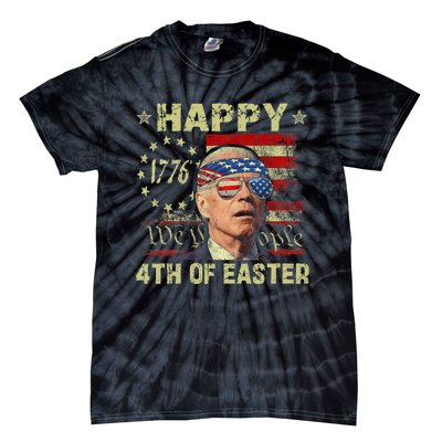 Fun Joe Biden 4th Of July Happy 4th Of Easter Us Flag Tie-Dye T-Shirt