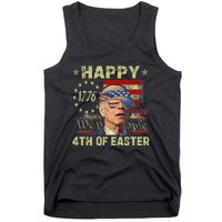 Fun Joe Biden 4th Of July Happy 4th Of Easter Us Flag Tank Top