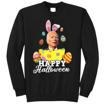 Funny Joe Biden Happy Halloween Confused Easter Biden Bunny Sweatshirt