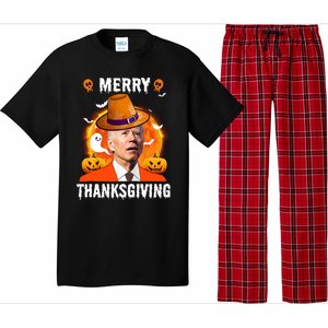 Funny Joe Biden Confused Merry Thanksgiving For Thanksgiving Gift Pajama Set