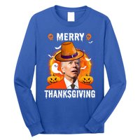 Funny Joe Biden Confused Merry Thanksgiving For Thanksgiving Gift Long Sleeve Shirt