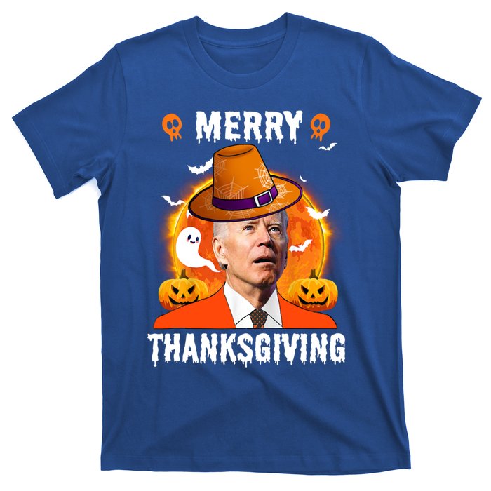 Funny Joe Biden Confused Merry Thanksgiving For Thanksgiving Gift T-Shirt