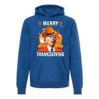 Funny Joe Biden Confused Merry Thanksgiving For Thanksgiving Gift Premium Hoodie