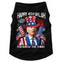 Funny Joe Biden 4th Of July Happy 4th Uh You Know The Thing  Doggie Tank